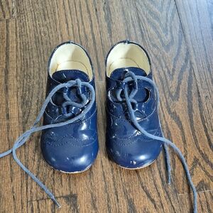 Avia Shiny Navy Kids Dress Shoes